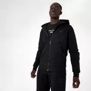 Image of Everlast x Yiannimize Zip Through Taped Hoodie - Black