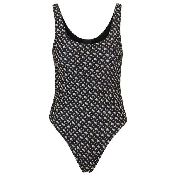 Image of Boss Boss Mimi 10254035 01 Scoop Neck Swimsuits 8(S) Black 35527403350