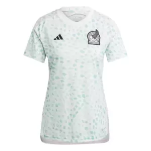 Image of adidas Mexico Away Shirt 2022/2023 Womens - White