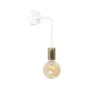Image of Vesio White Wall Lamp 1x E27