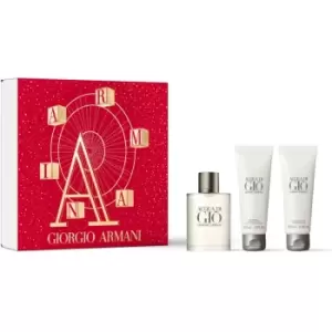 Image of Giorgio Armani Acqua Di Gio Gift Set 50ml Eau de Toilette + 75ml Shower Gel + 75ml Aftershave Balm