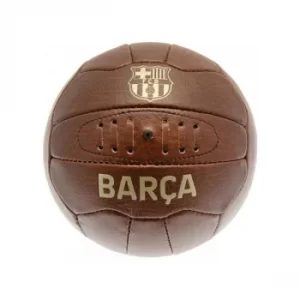 Image of Barcelona Retro Faux Leather Ball Size 5