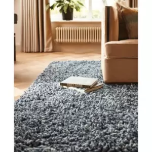 Image of Origins Rocks Rug Shaggy Grey 120 x 170cm