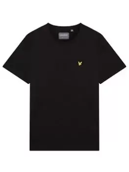 Image of Lyle & Scott Fitness Fitness Martin Short Sleeve T-Shirt - Black Size M Men