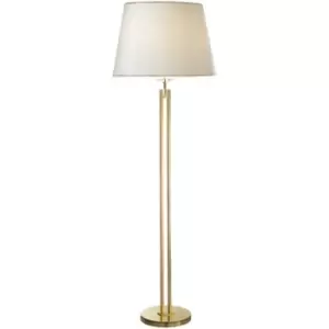 Image of Classic floor lamp imperial English brass 2 bulbs