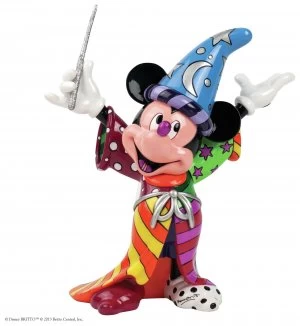 Image of Disney By Britto Sorcerer Mickey Figurine.