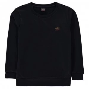 Image of Paul And Shark Junior Boys Basic Crew Neck Sweatshirt - Navy 013