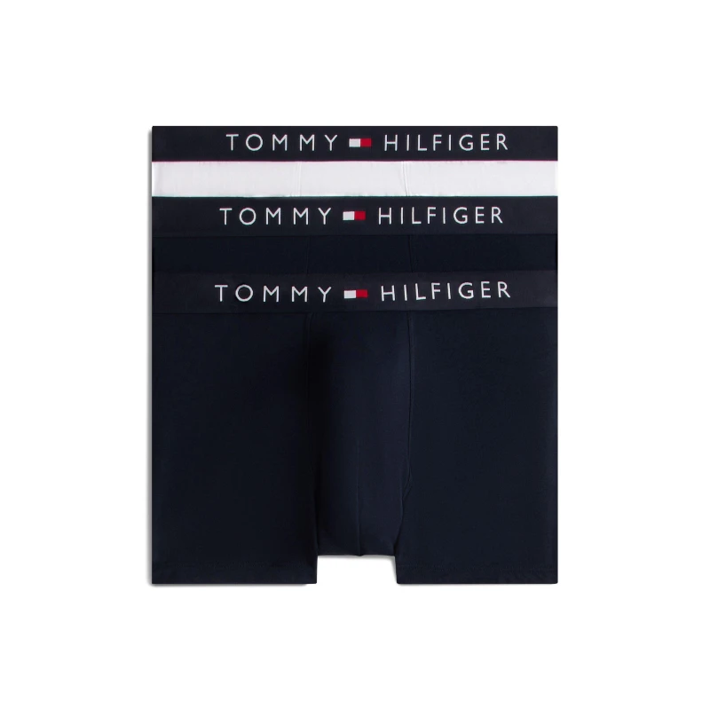 Image of Tommy Hilfiger 3 Pack Trunk & 2-Pack T-Shirt Set White/Navy male Small