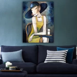 Image of 60468271_70100 Multicolor Decorative Canvas Painting