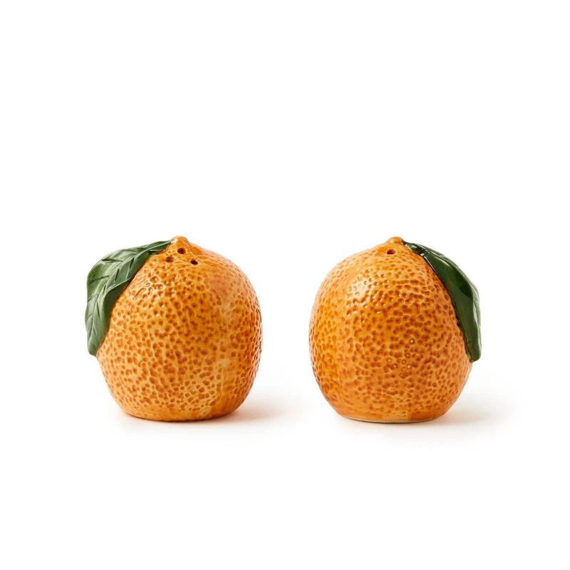Image of Biba Biba Orange Salt & Pepper Shaker Set Orange One Size