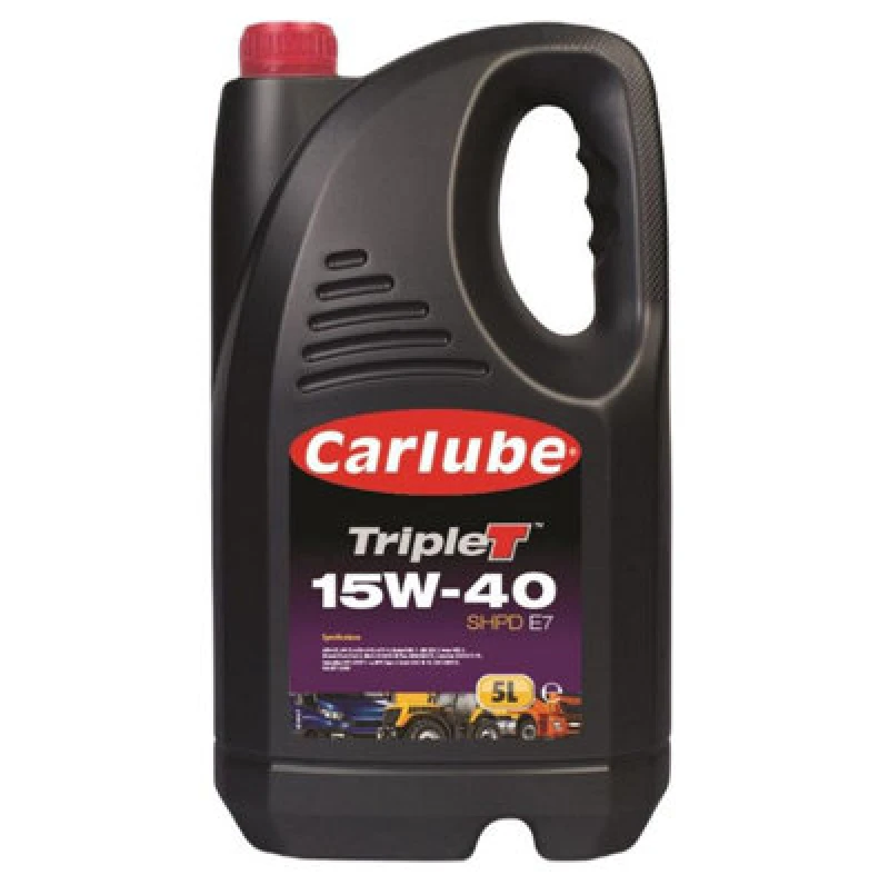Image of Carlube Triple T Saew 15W-40 Shpd E7 Commercial Engine Oil 5L 5 Litres
