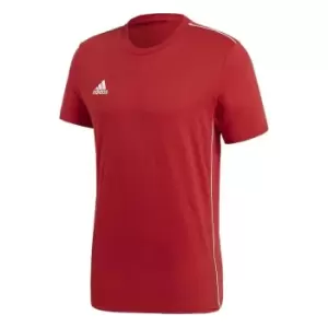 Image of adidas Core 18 T Shirt Mens - Red
