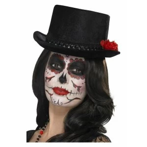 Image of Day of the Dead Top Hat (Black)