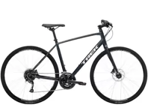 Image of 2023 Trek FX 2 Disc Hybrid Bike in Satin Nautical Navy