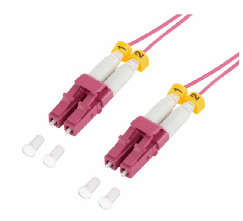 Image of LogiLink FS4LC03 InfiniBand/fibre optic cable 3m LC LC/UPC Violet