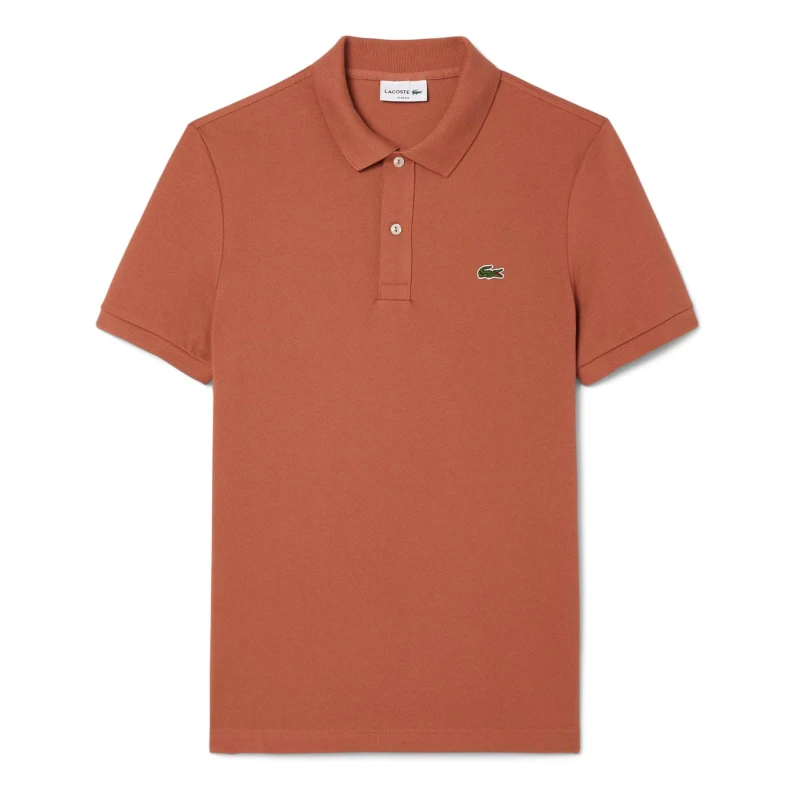 Image of Lacoste Slim-Fit L.12.12 Pique Polo Shirt Red male XS