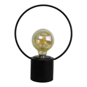 Image of Free Standing Round Wire Lamp