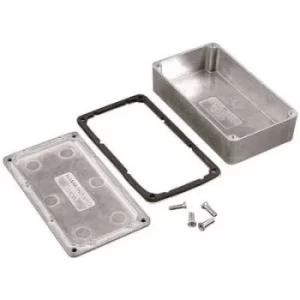 Image of Hammond Electronics 1550WCBK 1550WCBK Universal enclosure 116 x 91 x 54.9 Aluminium Black