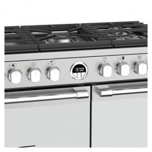 Image of Stoves 444444482 Sterling S900DF 90cm Dual Fuel Range Cooker Stainless Steel