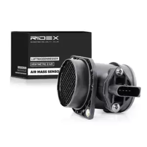 Image of RIDEX Mass air flow sensor 3926A0059 Air mass sensor,MAF sensor VW,AUDI,SEAT,Golf IV Schragheck (1J1),Golf IV Variant (1J5),Bora Limousine (1J2)