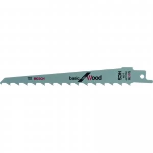 Image of Bosch S617K Wood Cutting Reciprocating Saw Blades Pack of 5