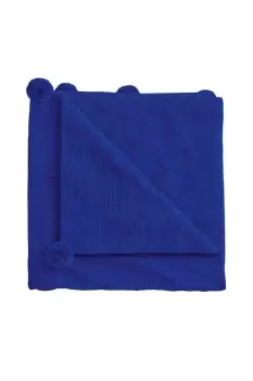 Image of Pom Pom Knit Throw