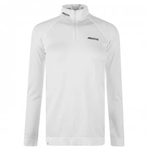Image of Musto Performance Long Sleeve Zip Top Ladies - White