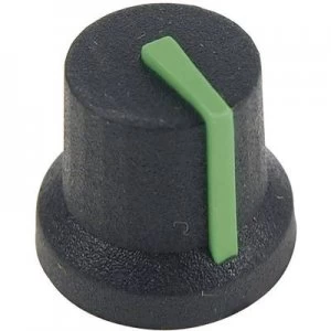 Image of Cliff CL170847CR Knob K87Mbr Black Green 6mm Spl