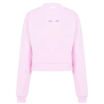 Image of Calvin Klein Jeans Pride Hawk Crew Neck Sweatshirt - Sweet Lilac