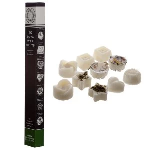 Image of Handmade Soya Wax Melt Set of 10 - Green Botanicals Collection