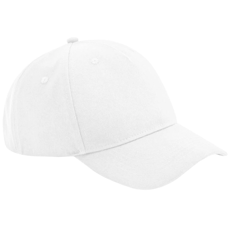 Image of Beechfield Beechfield Men Cotton 5 Panel Baseball Cap in White White One Size Male 5063107139160