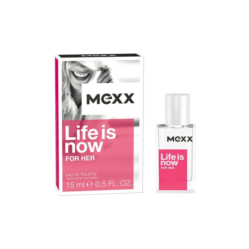 Image of Mexx Life Is Now Womens Eau de Toilette 15ml