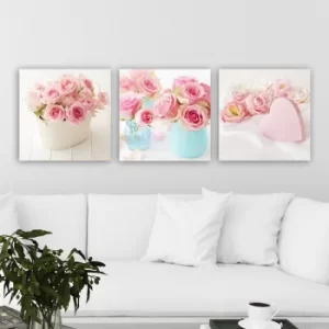 Image of P4840742742 Multicolor Decorative Canvas Painting (3 Pieces)