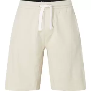 Image of Calvin Klein Jeans Monologo Badge Waffle Hwk Short - Beige