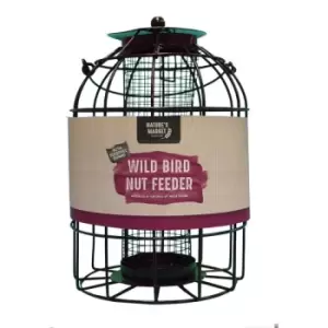 Image of Natures Market 2 x Wild Bird Hanging Nut Feeder with Squirrel Guard