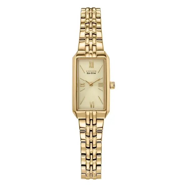 Image of Citizen Ladies Analogue Bracelet Gold Tone Watch EG2693-51P