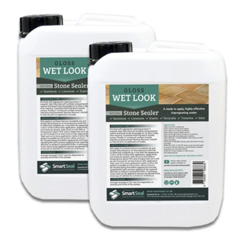 Image of SMARTSEAL Smartseal - Sandstone/Natural Stone Sealer - Wet Look - 2 x 5 Litre SM-WETLOOK-2X5