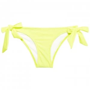 Image of Jack Wills Harptree Bow Side Bikini Bottom - Yellow