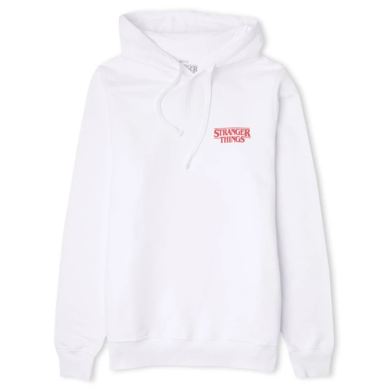 Image of Stranger Things Americana Unisex Hoodie - White - M