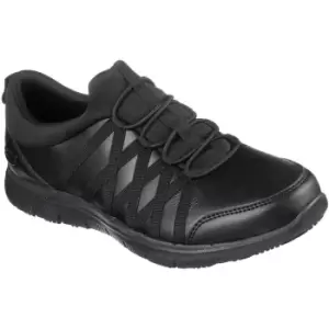 Image of Skechers Womens Ghenter Dagsby Leather Lace Up Safety Shoes UK Size 3 (EU 36)