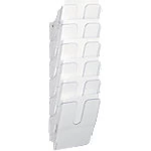 Image of Durable Literature Display Flexiplus 6 A4 Transparent 24.7 x 10 x 74.5 cm