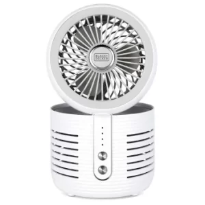 Image of Black and Decker Air Purifier Fan, White