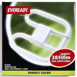 Image of Eveready Energy Saving 2D Lamp 38W 4 PIN - 484249