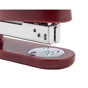 Image of Office Half Strip Stapler Top Loading Rubber Base 27 Sheet Capacity