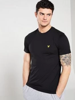 Image of Lyle & Scott Fitness Fitness Martin T-Shirt, True Black Size M Men