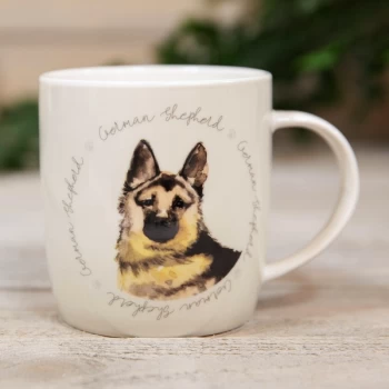 Image of Best of Breed Porcelain Mug - German Shepherd