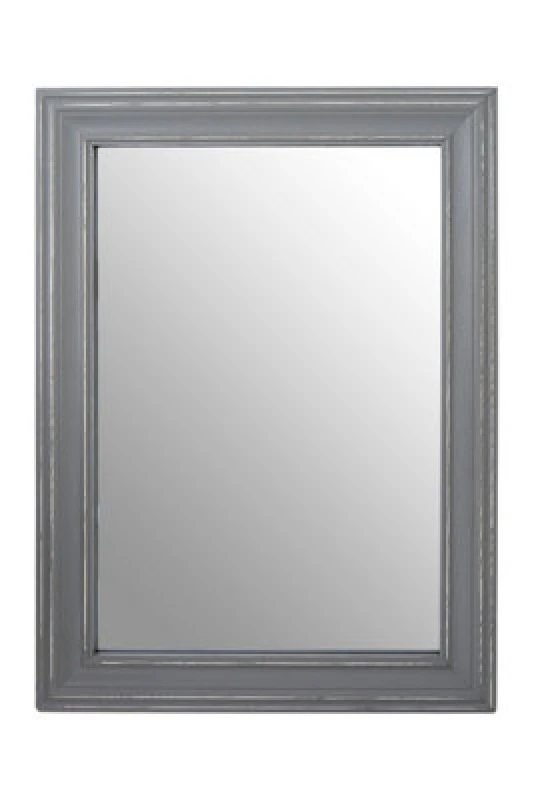 Image of Premier Housewares Henley Wooden Frame Wall Mirror Grey