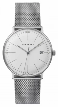 Image of Junghans Max Bill Womens Stainless Steel Mesh Bracelet Watch