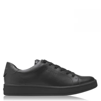Image of Calvin Klein Symbella Low Top Trainers Ladies - Black