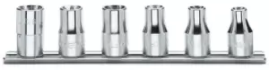 Image of Beta Tools 920FTX/SB 6pc 1/2" Square Drive Torx Socket Rail Set 009200390